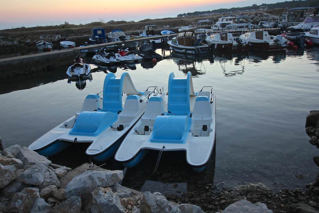 Aquarius mini marina Porec pedaline